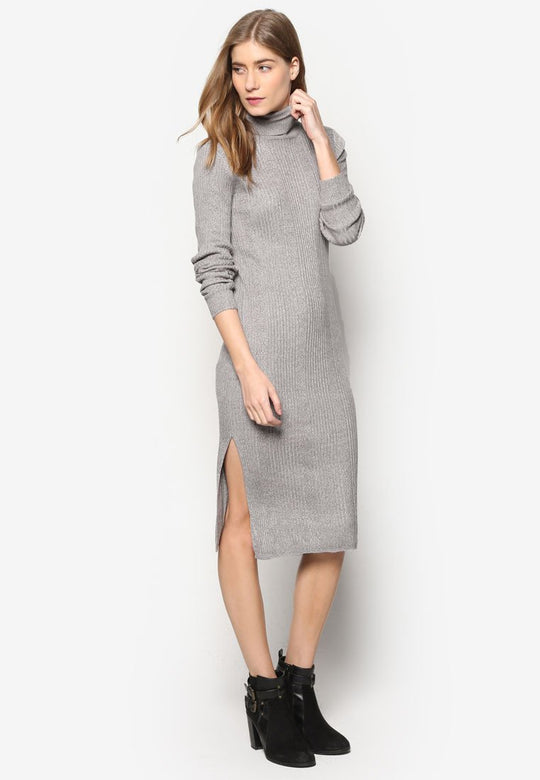 Gray Classic Dress