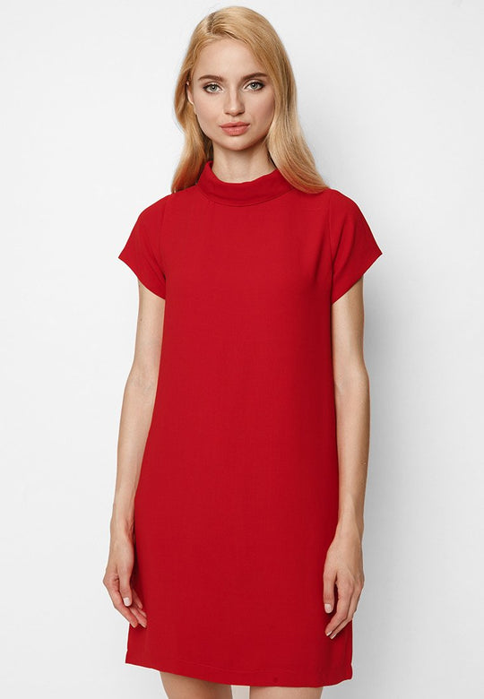 Mini Red Cutout Dress
