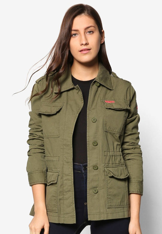 Green Jean Blazer