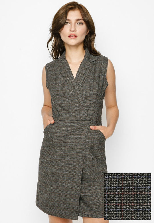 Ruffle Flare Knit Dress