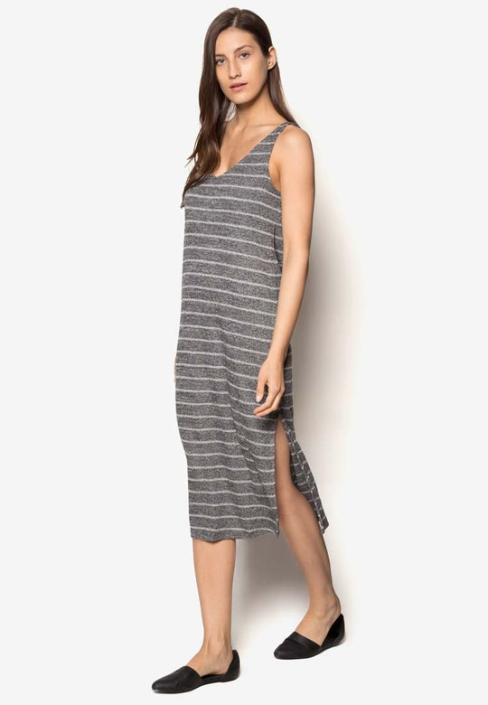 Gray Cami Wrap Dress