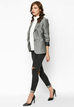 Load image into Gallery viewer, Gray Fashion Trend Jacket
