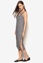 Load image into Gallery viewer, Gray Cami Wrap Dress
